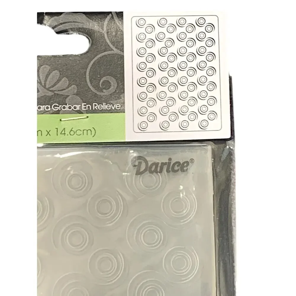 Darice Embossing Essentials Folder 3 Bulk Bird Cages Swirly Flowers New Sealed